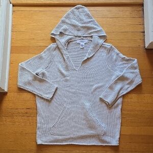 Workshop Republic Clothing, Knit Hoodie, Kangaroo Pocket, EUC, Women's M